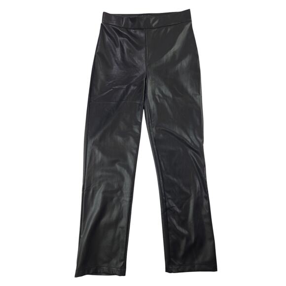 Sanctuary Pants - Sanctuary | Black, Straight Leg, Faux Leather Pants | Size XS
